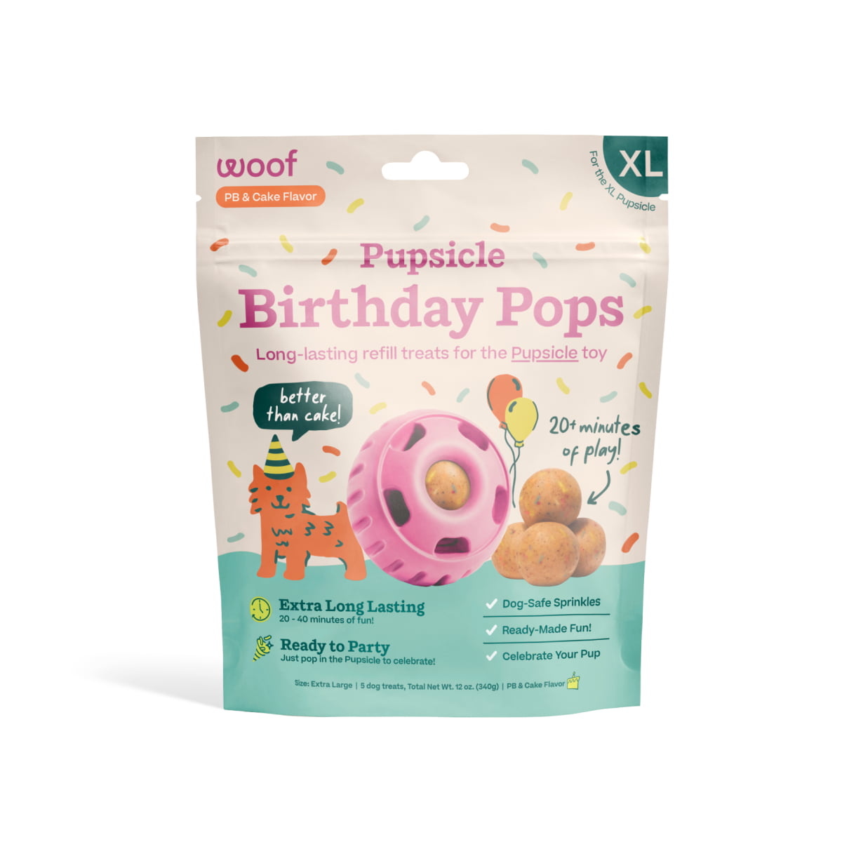 WOOF Birthday Pops XL