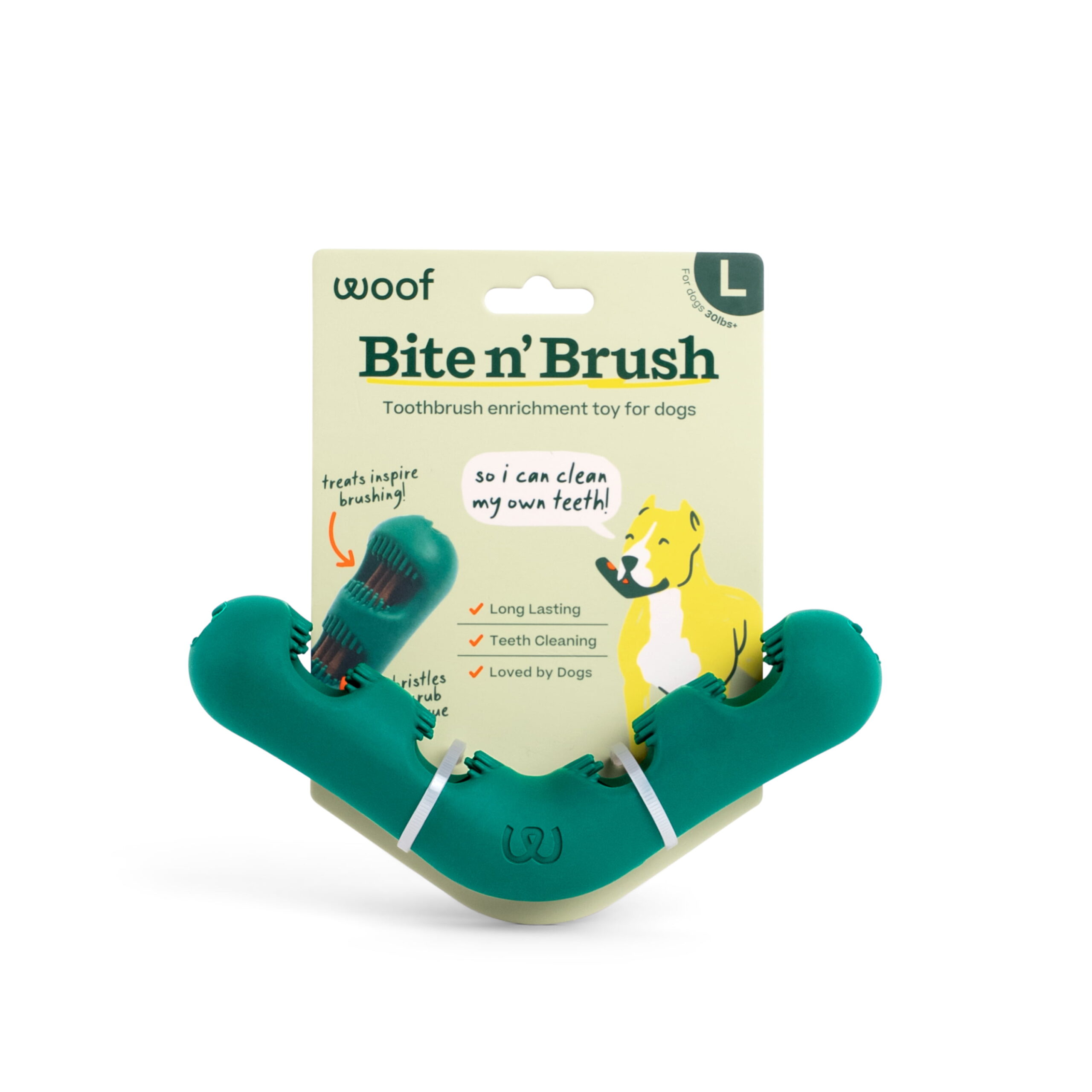 WOOF Bite n' Brush Large
