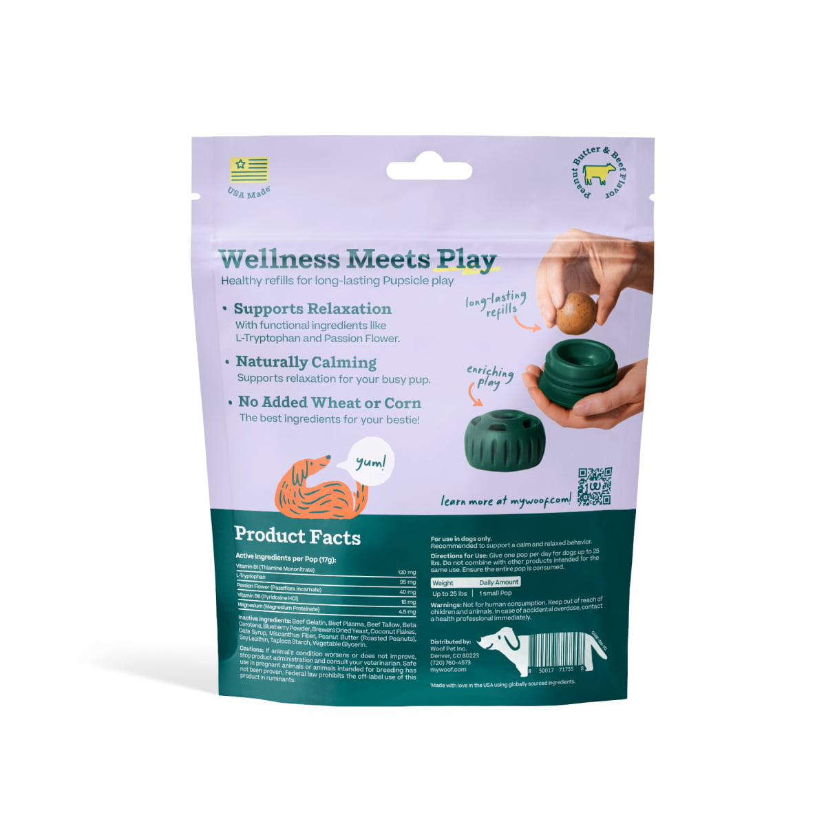 WOOF Calming Wellness Pops Small - Image 2