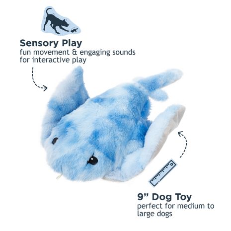 Animated Manta Ray 8.5"