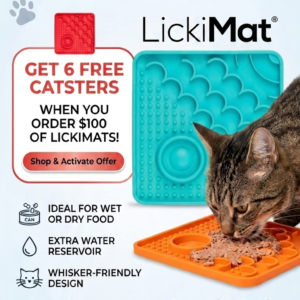 6 Catsters Free to Try! with $100 LickiMat Purchase