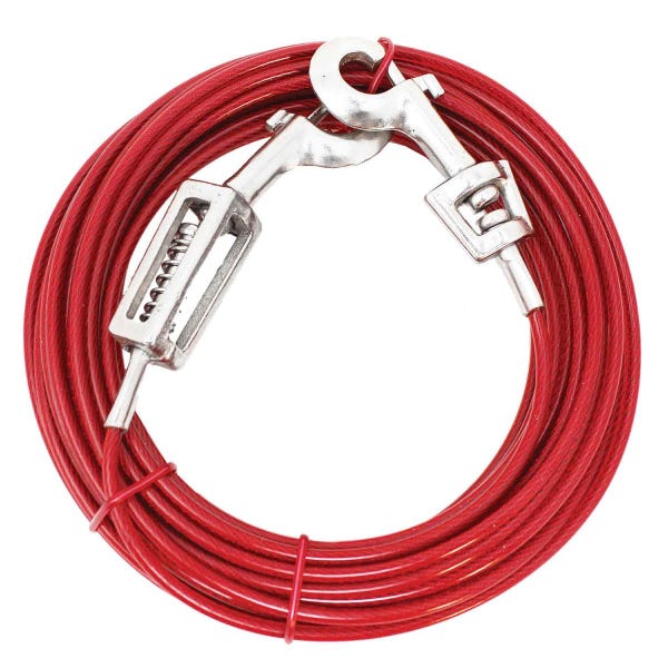Guardian Gear Large Vinyl Coated Cable Tie-Outs with Springs - Image 6