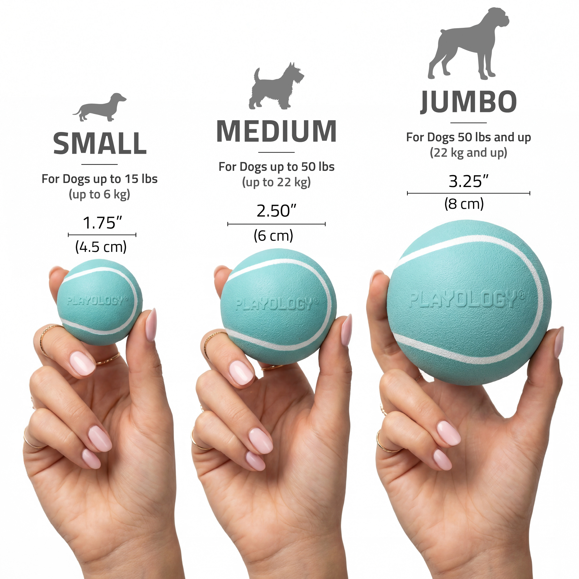 SQUEAKY CHEW BALL PEANUT BUTTER MD - Image 2