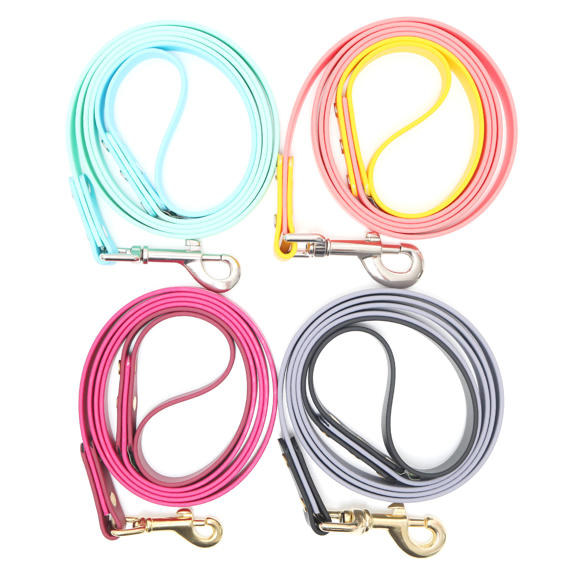 Two Tone Waterproof Biothane Dog Leash - Custom Color Combos - Image 7