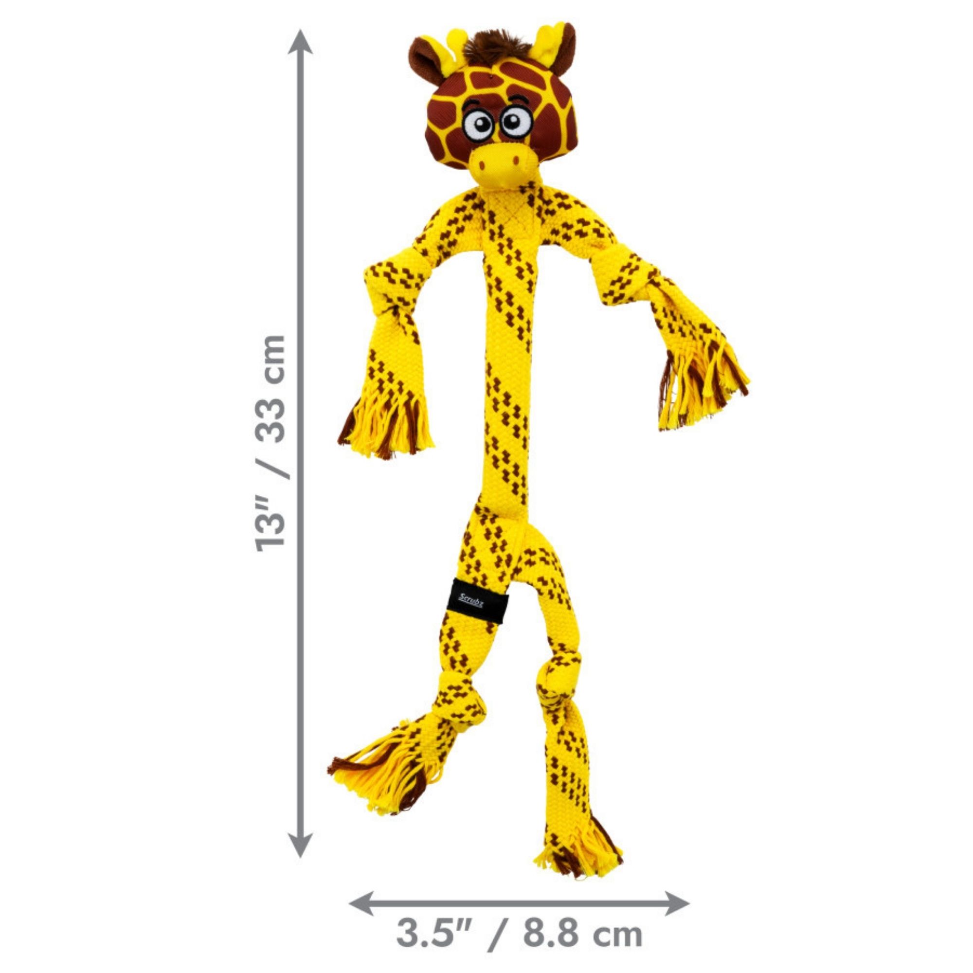 KONG Scrubz Safari Giraffe Dog Toy 1ea/MD - Image 2