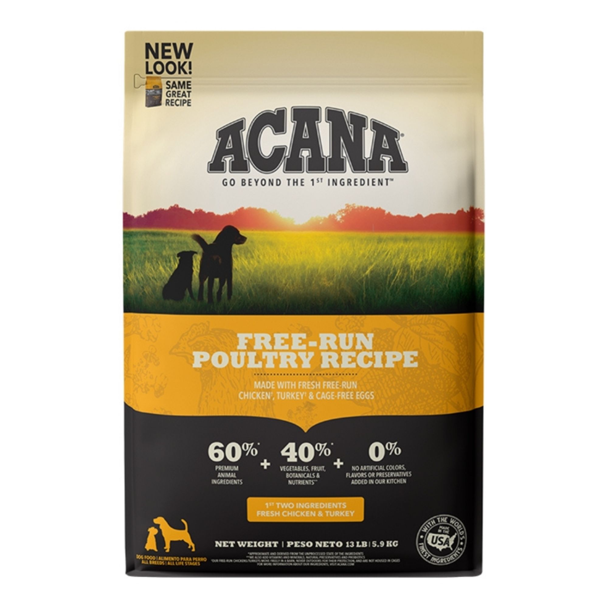 Acana Dog Grain Free Free Run Poultry Recipe 13Lbs