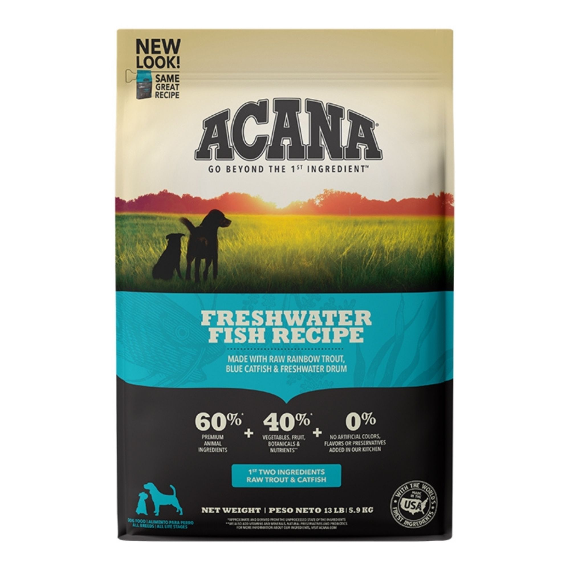 Acana Dog Grain Free Freshwater Fish Recipe 13Lbs