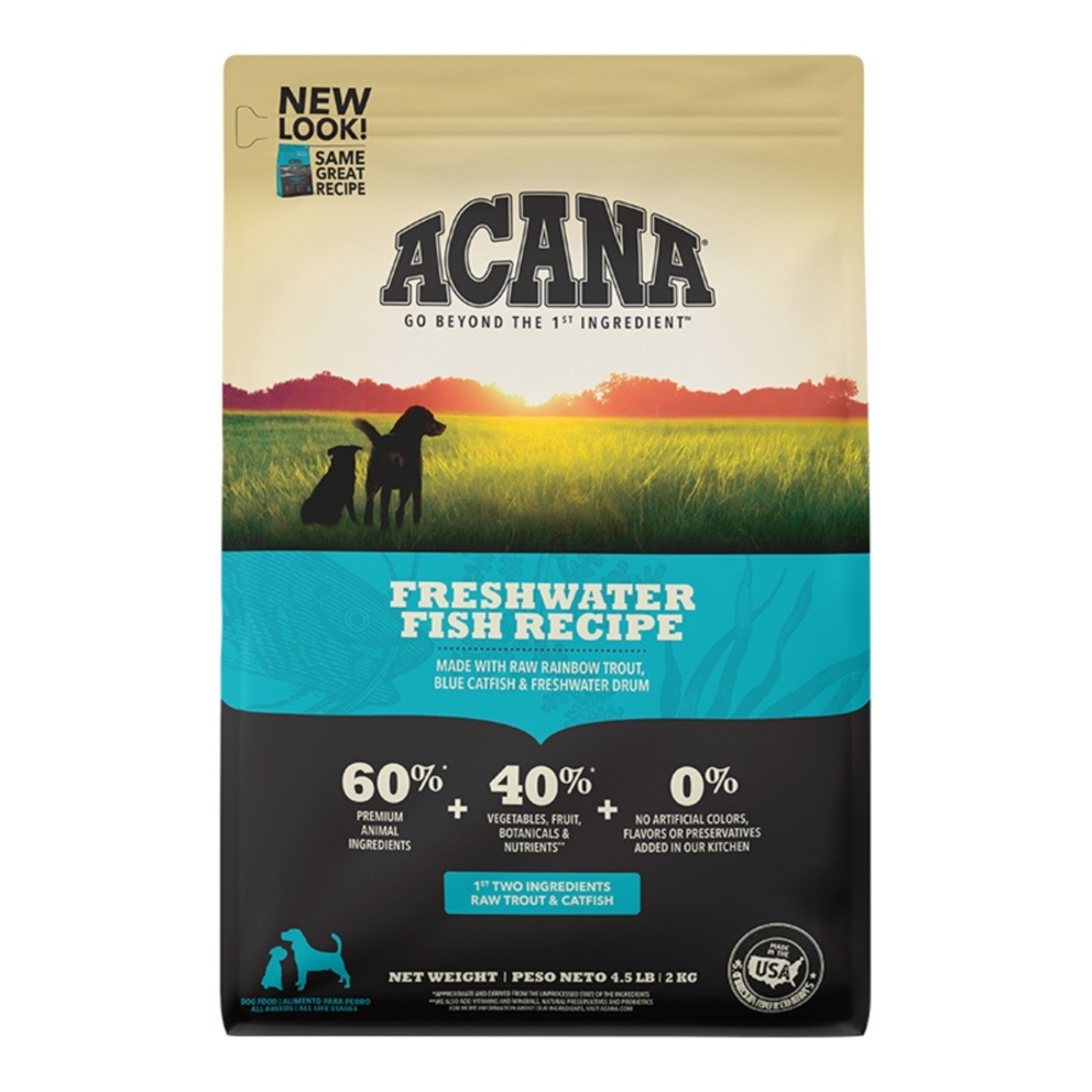 Acana Dog Grain Free Freshwater Fish Recipe 4.5Lbs