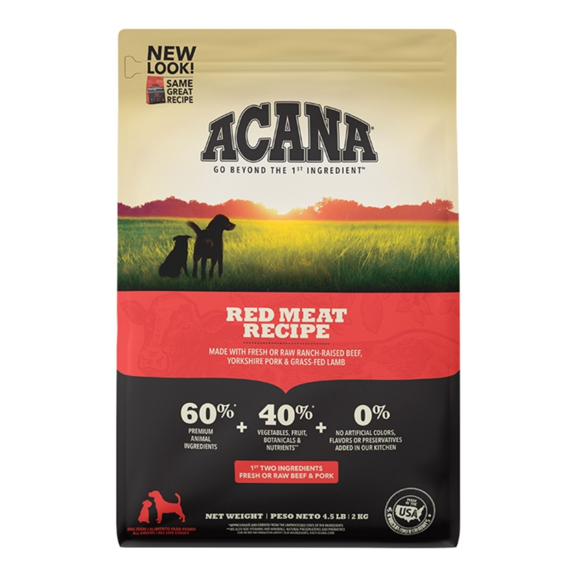 Acana Dog Grain Free Red Meat Recipe 4.5Lbs