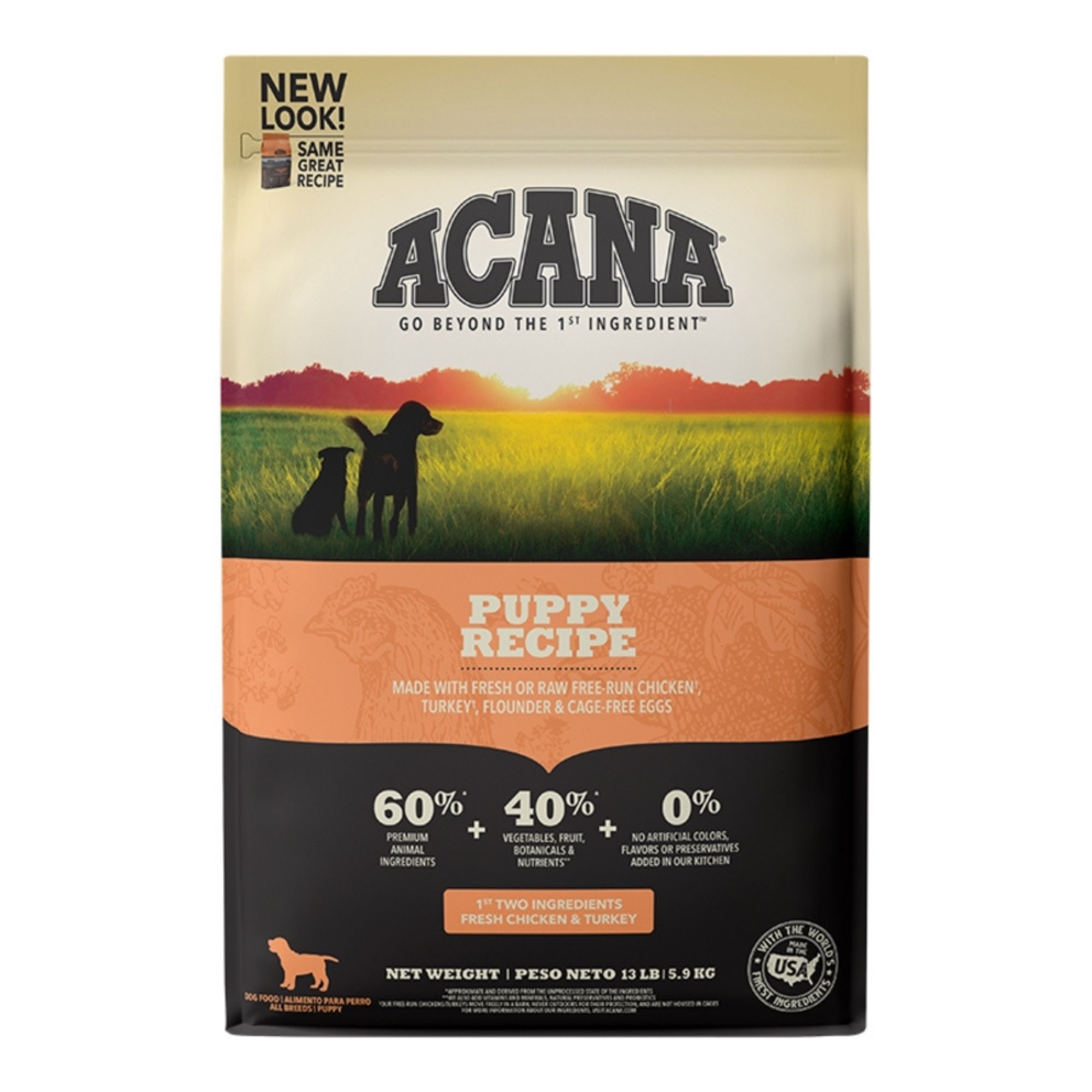 Acana Dog Grain Free Puppy Recipe 13Lbs
