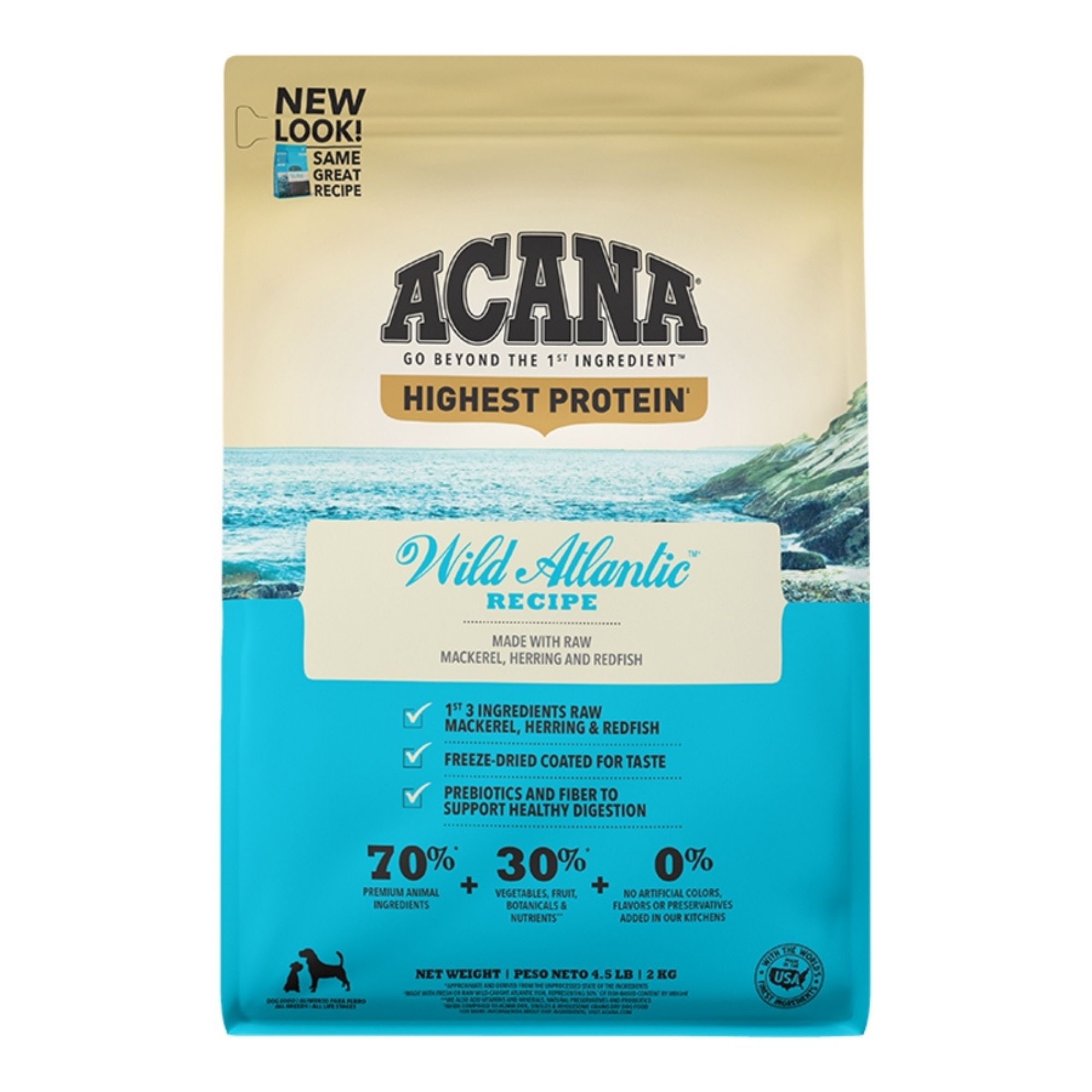 Acana Dog Grain Free Highest Protein Wild Atlantic 4.5Lbs
