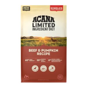 Acana Dog Grain Free Singles Beef & Pumpkin Recipe 22.5Lbs