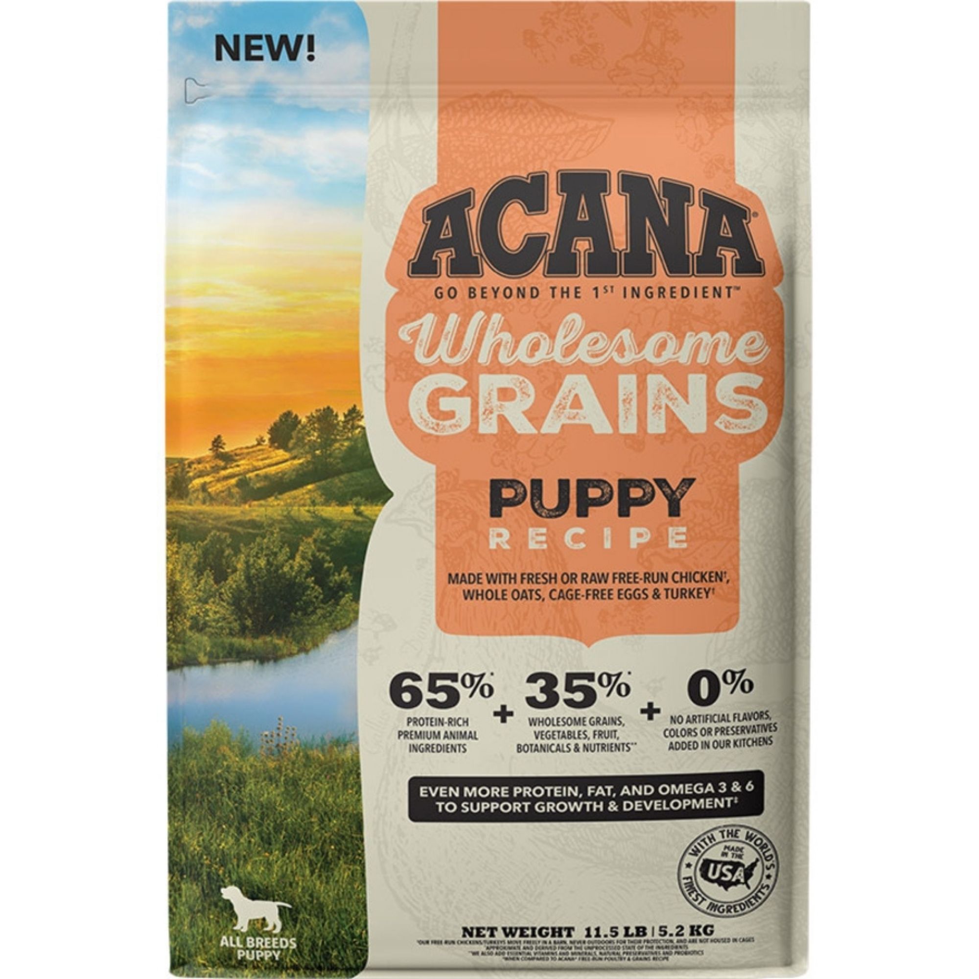Acana Dog Wholesome Grains Puppy 11.5Lbs