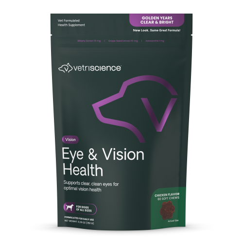 VetriScience Eye & Vision Health Chews for Dogs 60 Count
