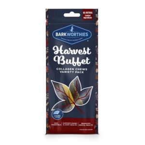 6" Harvest Buffet Sticks 3pk (plain, beef, cheese) by Barkworthies