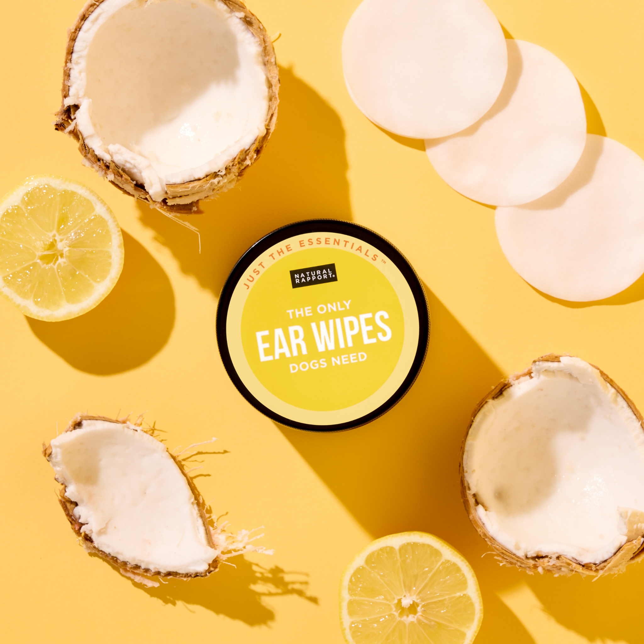 Dog Ear Wipes, 100 count Jar - Image 2