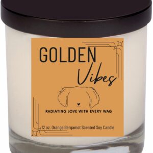 Golden Pup Vibes, 12 oz. Candle