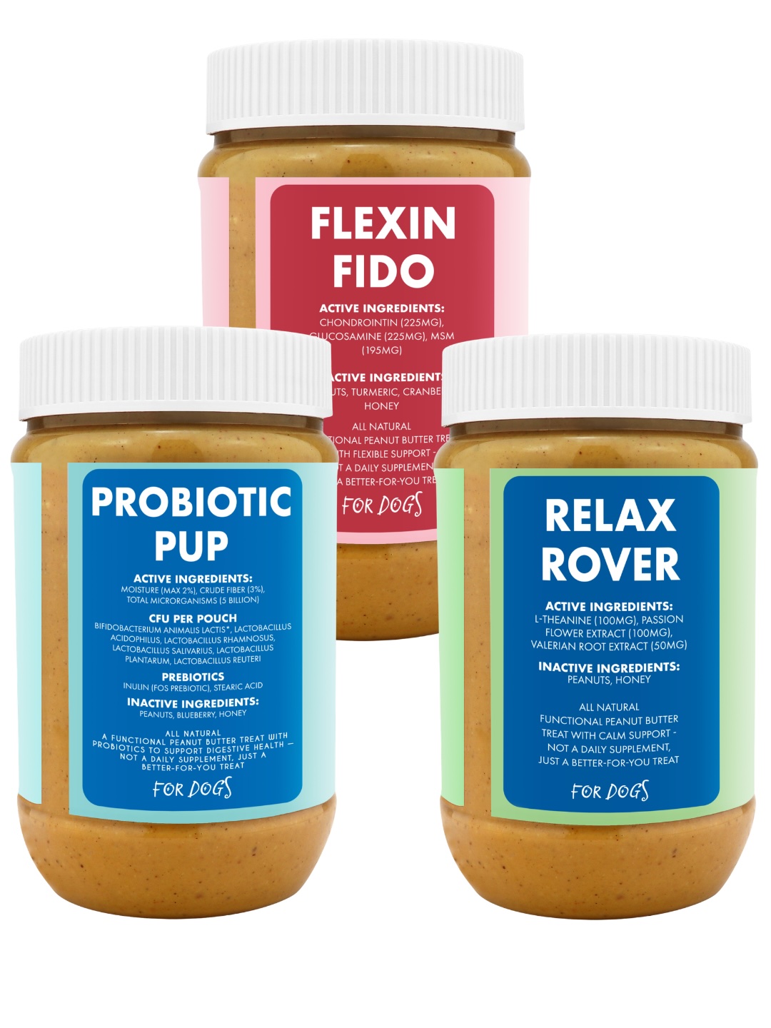 Mix 'n Match Supplemental - Buddy Budder Dog Peanut Butter | Case of 12 | 17oz. Jars - Image 2