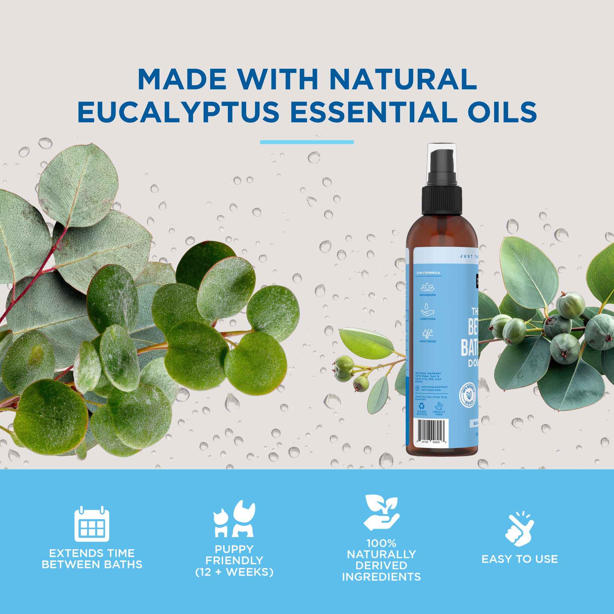 Between Bath Spray - Eucalyptus & Rain - Image 4