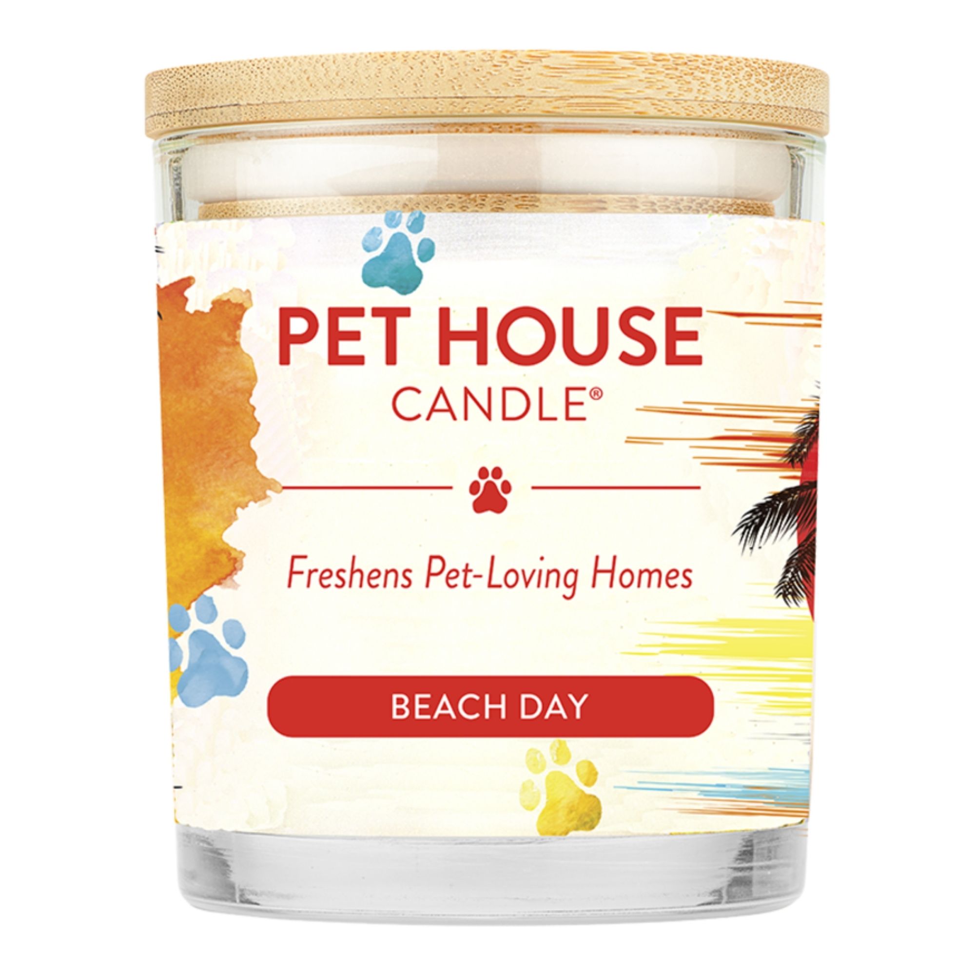 Pet House Beach Day Large Candle - 3 Count