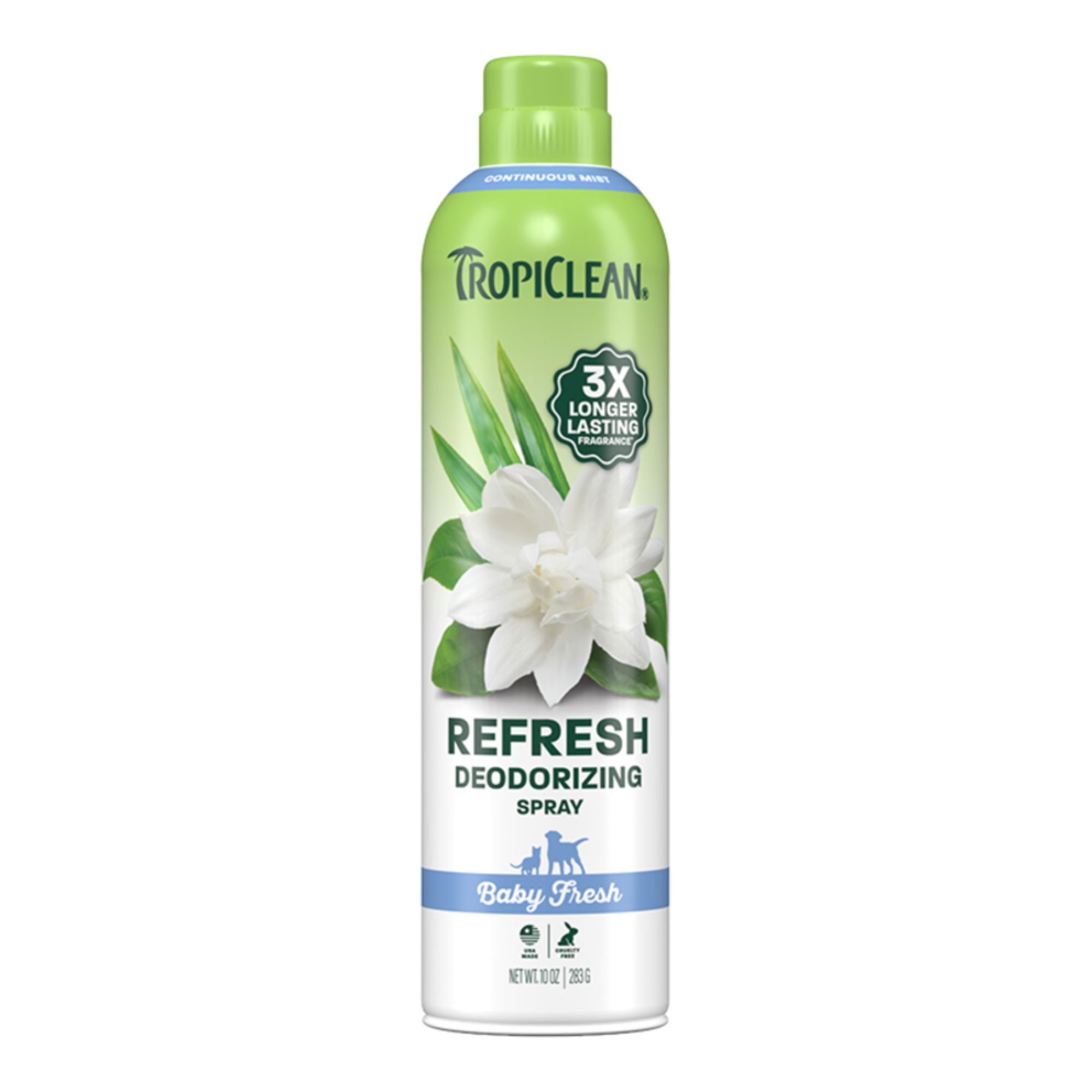 Tropiclean Dog Deodorizing Spray Baby Fresh 10oz.