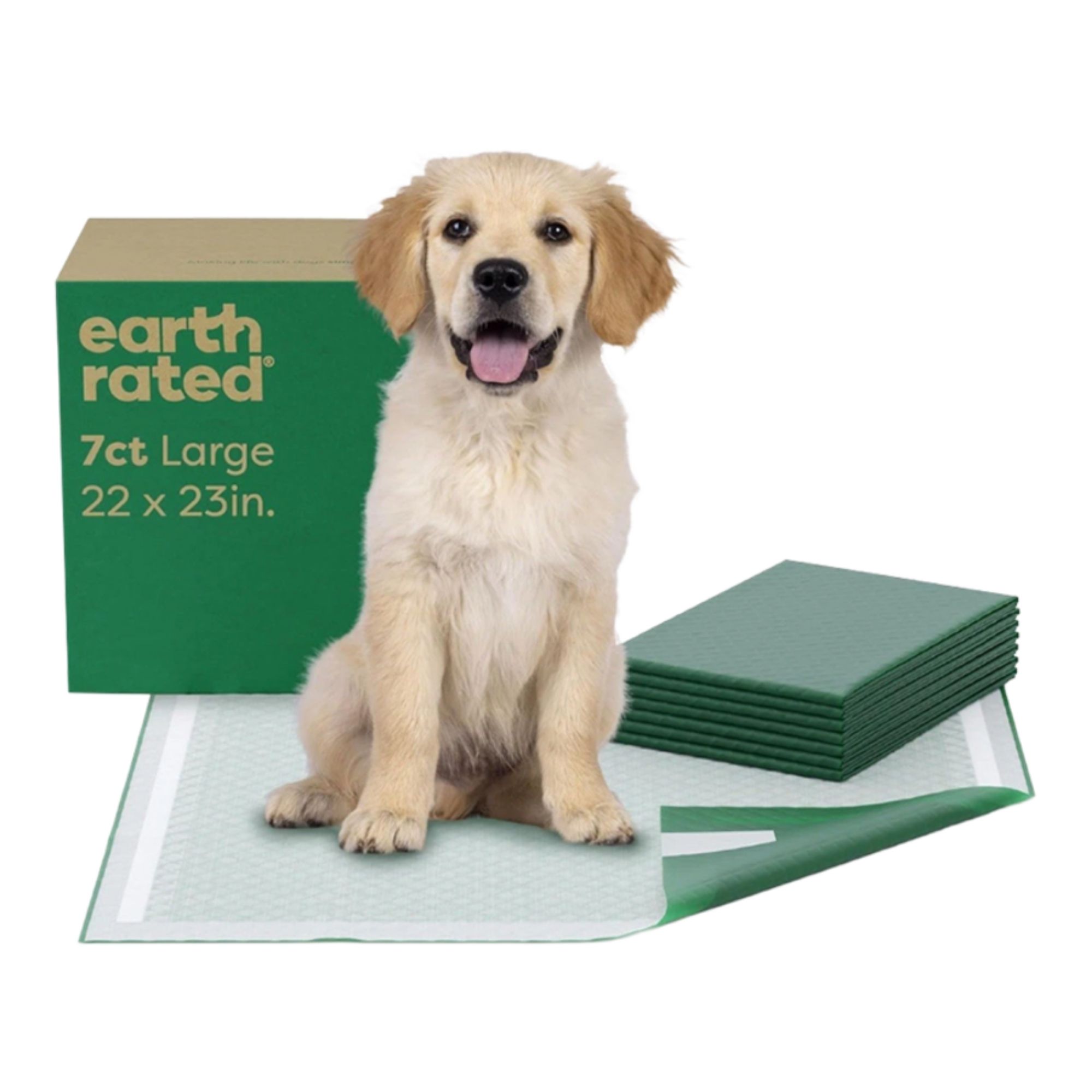 Earth Rated Dog Max Absorbency Puppy Pee Pads Large 22” X 23” - 7 Count - Image 2