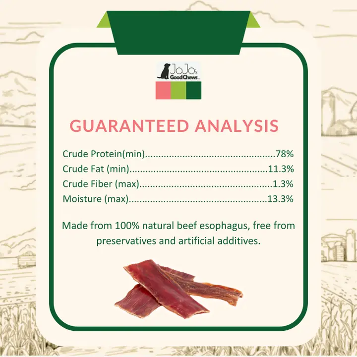 All-Natural Beef Gullet Flats Dog Treats 5"-6" (25/Bag) - Image 2