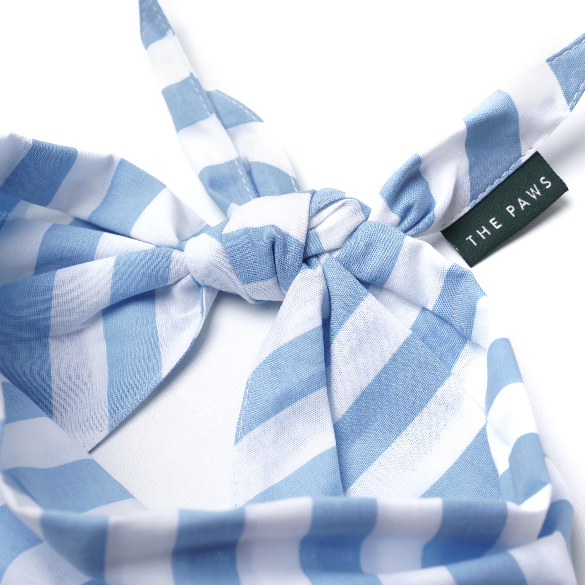 Cabana Blue Stripes Dog Bandana - Image 4