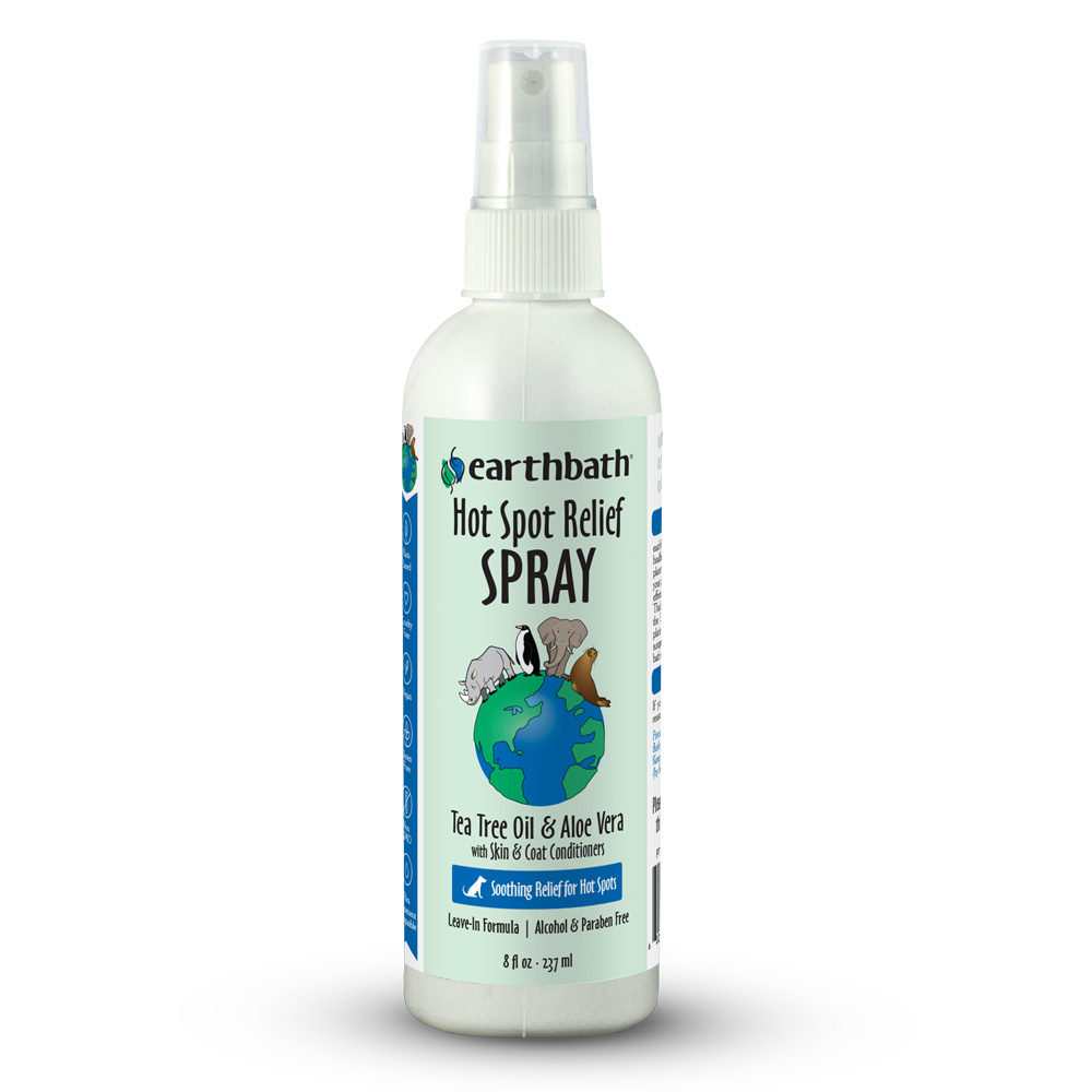 EARTHBATH Hot Spot Relief Spray Tea Tree Oil & Aloe Vera 8oz
