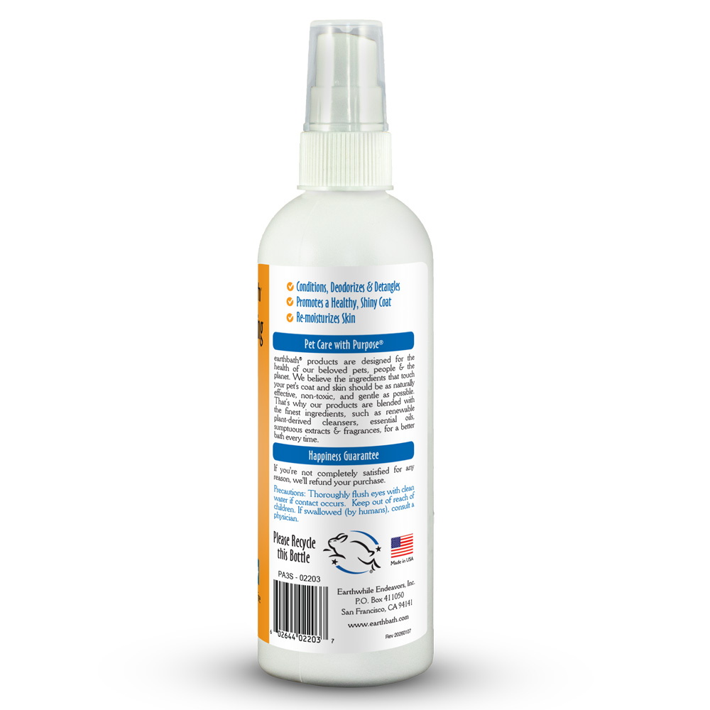 EARTHBATH 3-in-1 Deodorizing Spritz Vanilla Almond 8oz - Image 2