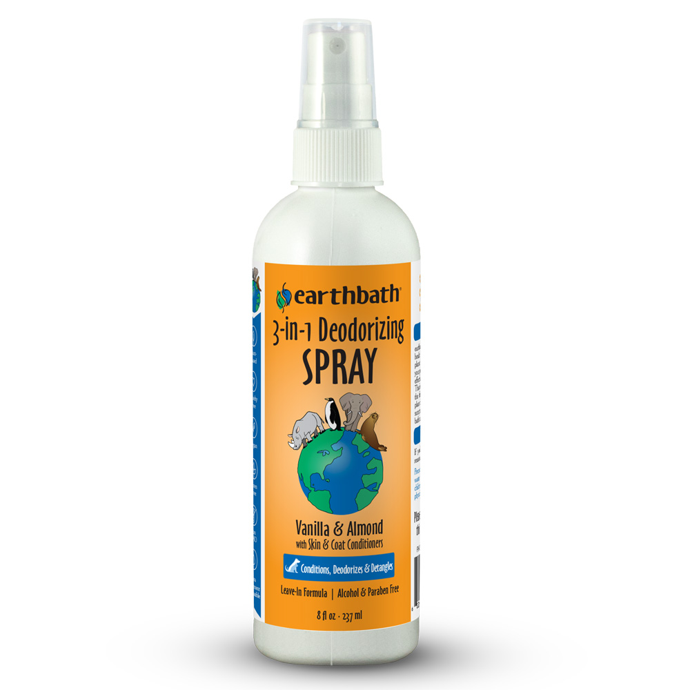 EARTHBATH 3-in-1 Deodorizing Spritz Vanilla Almond 8oz