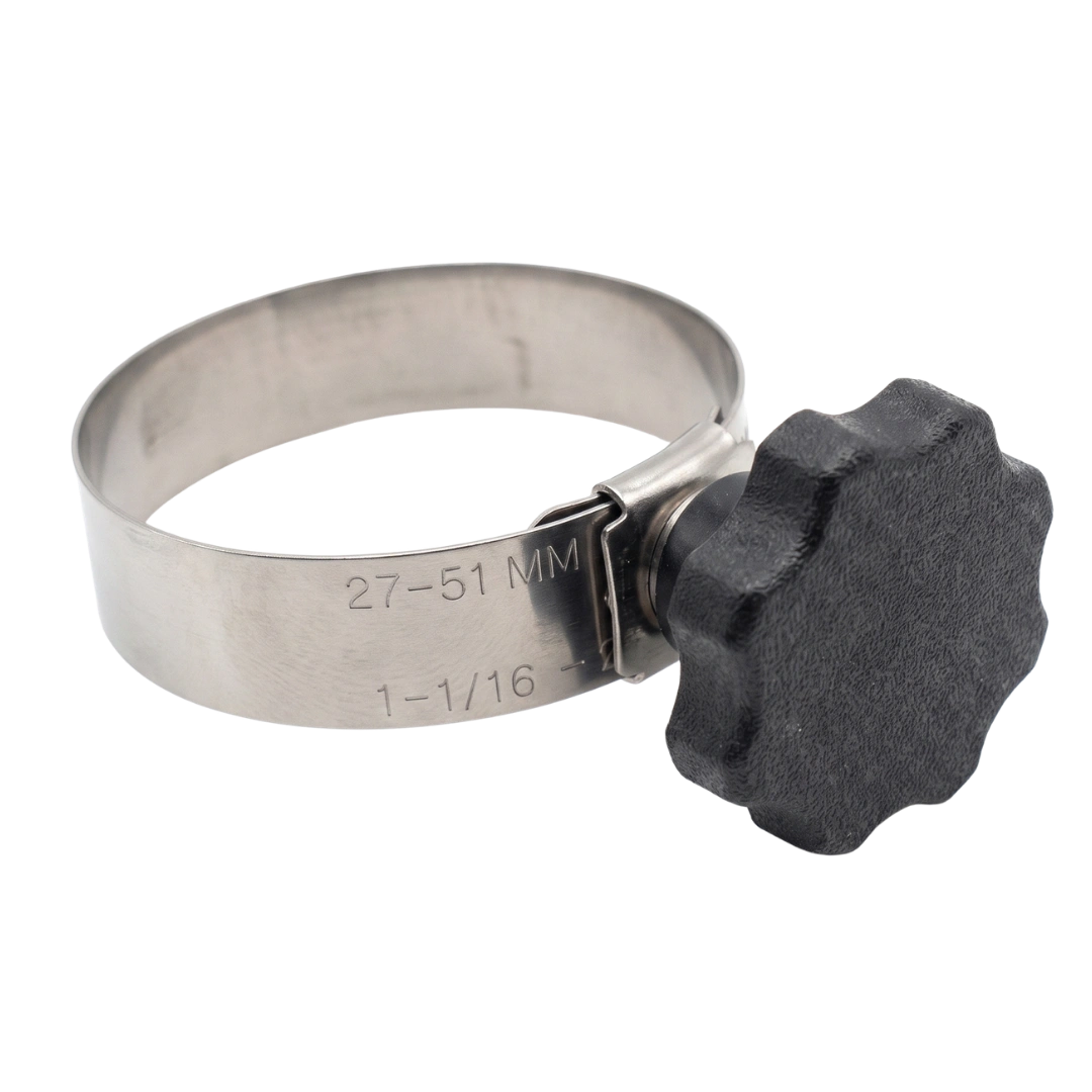Twist It Pipe Clamp Black for Dryer by Handle It