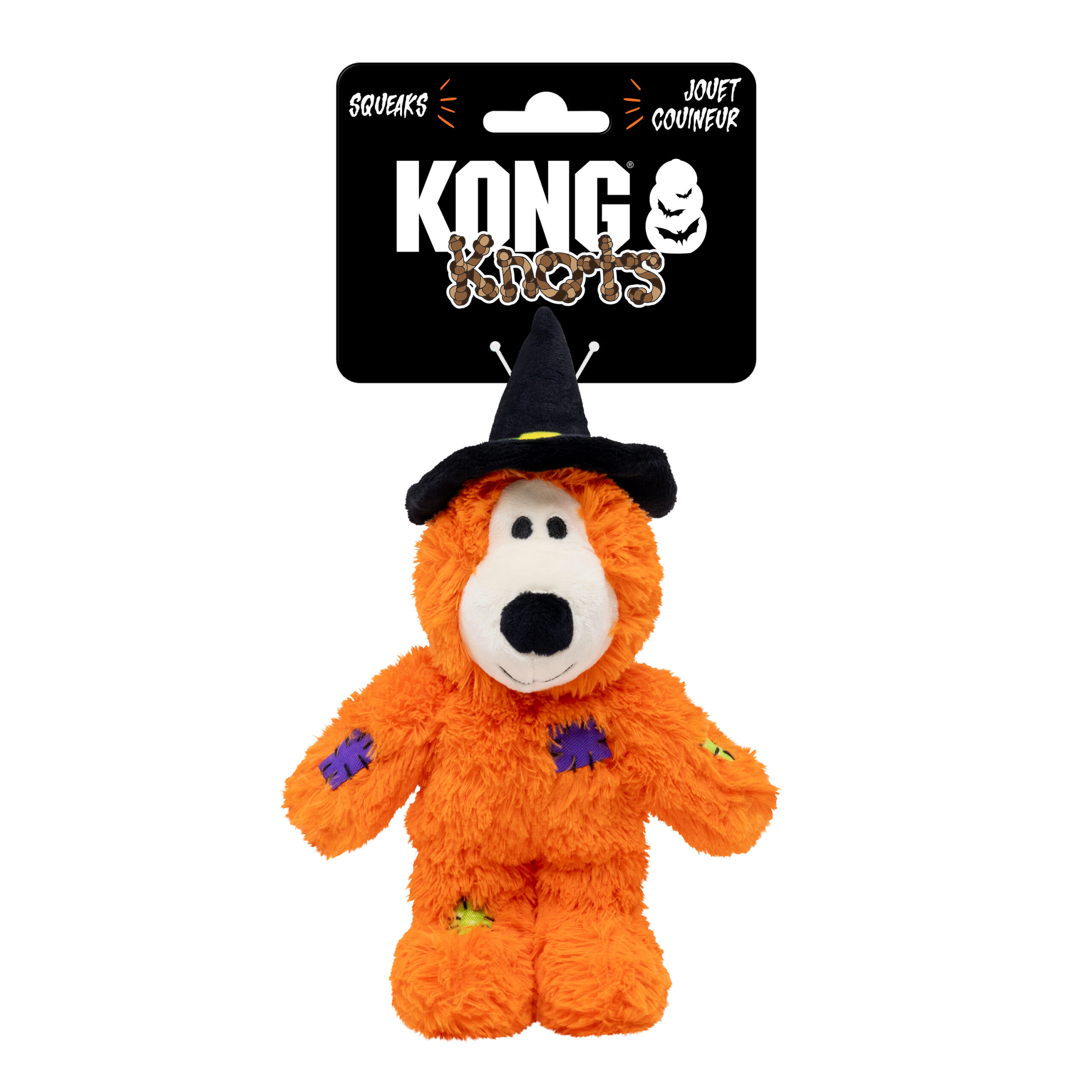 KONG Halloween Wild Knots Witch Bear Orange Sm/Md - Image 3
