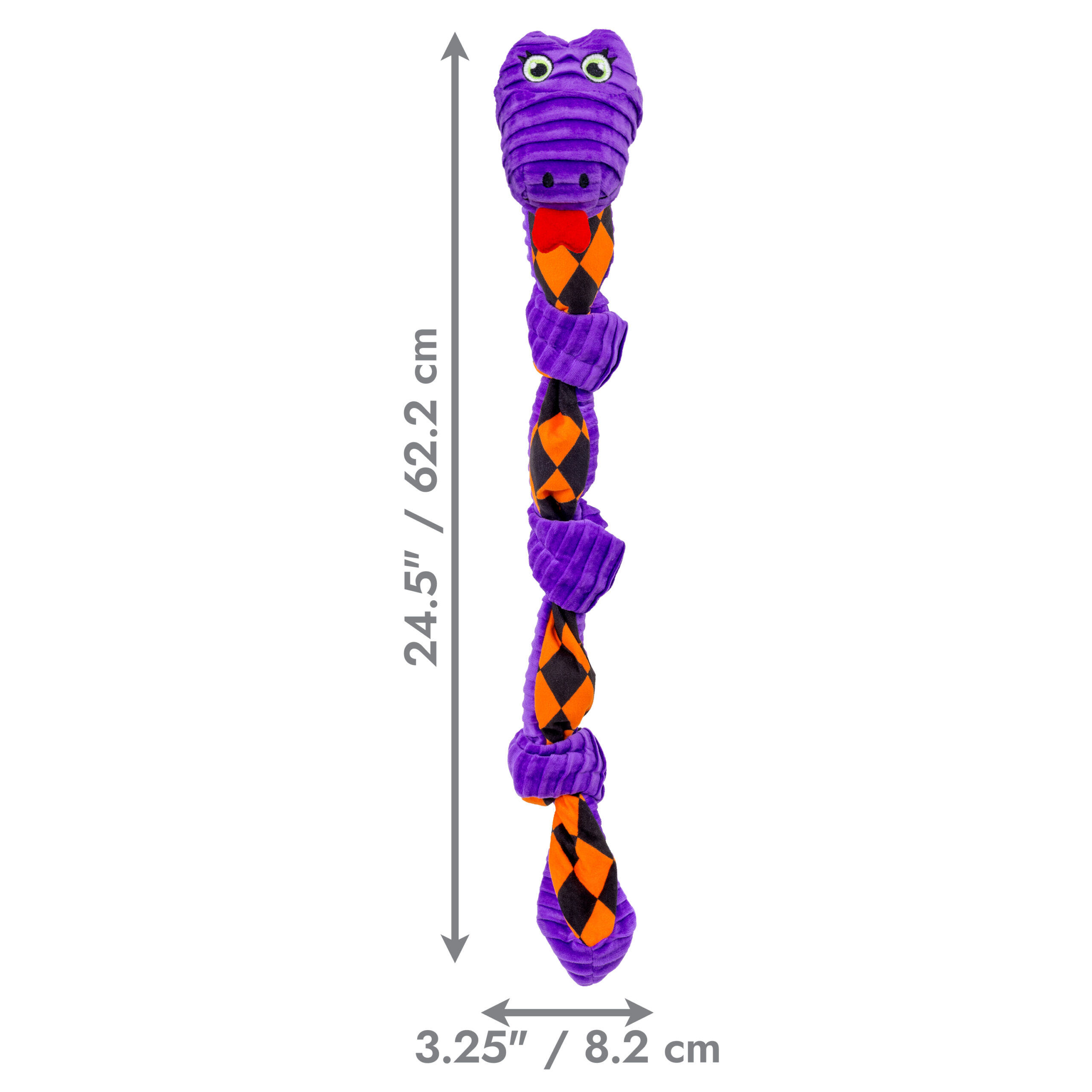 KONG Halloween Knots Snake Purple Md/Lg - Image 2