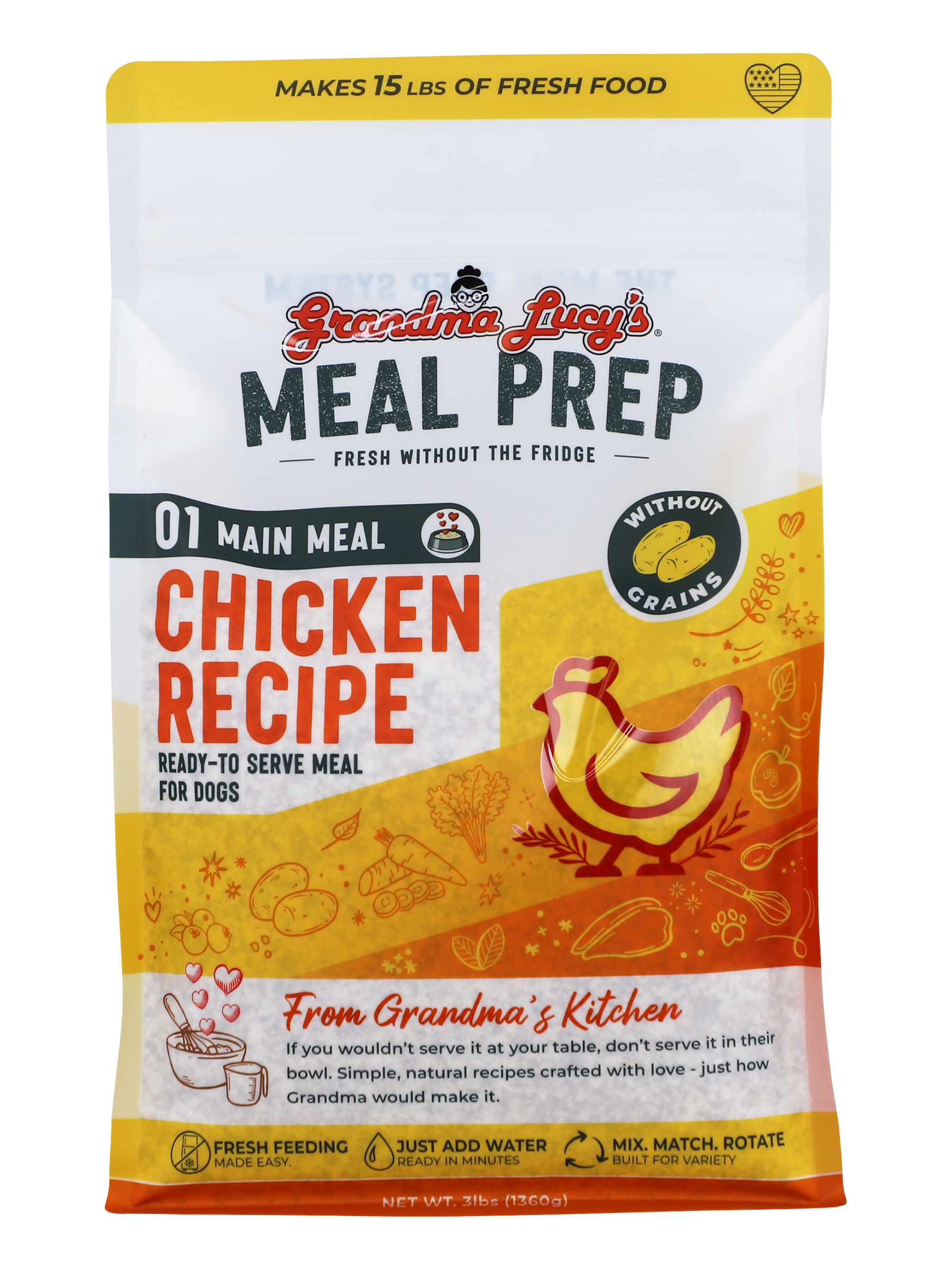 Grandma Lucy's Meal Prep - Fresh 2.0 Chicken (Ready-To-Serve Meal)