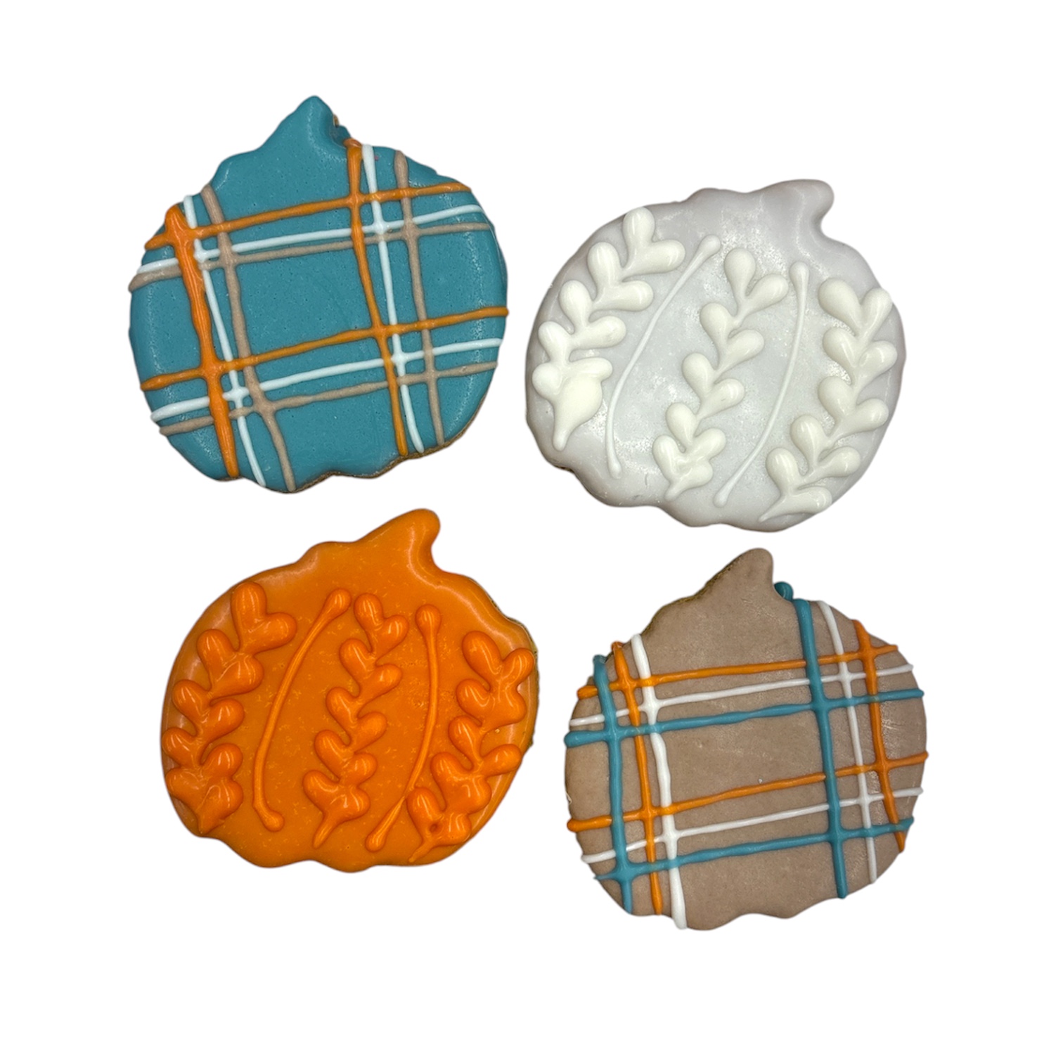 Patchwork Pumpkins - Tray of 16