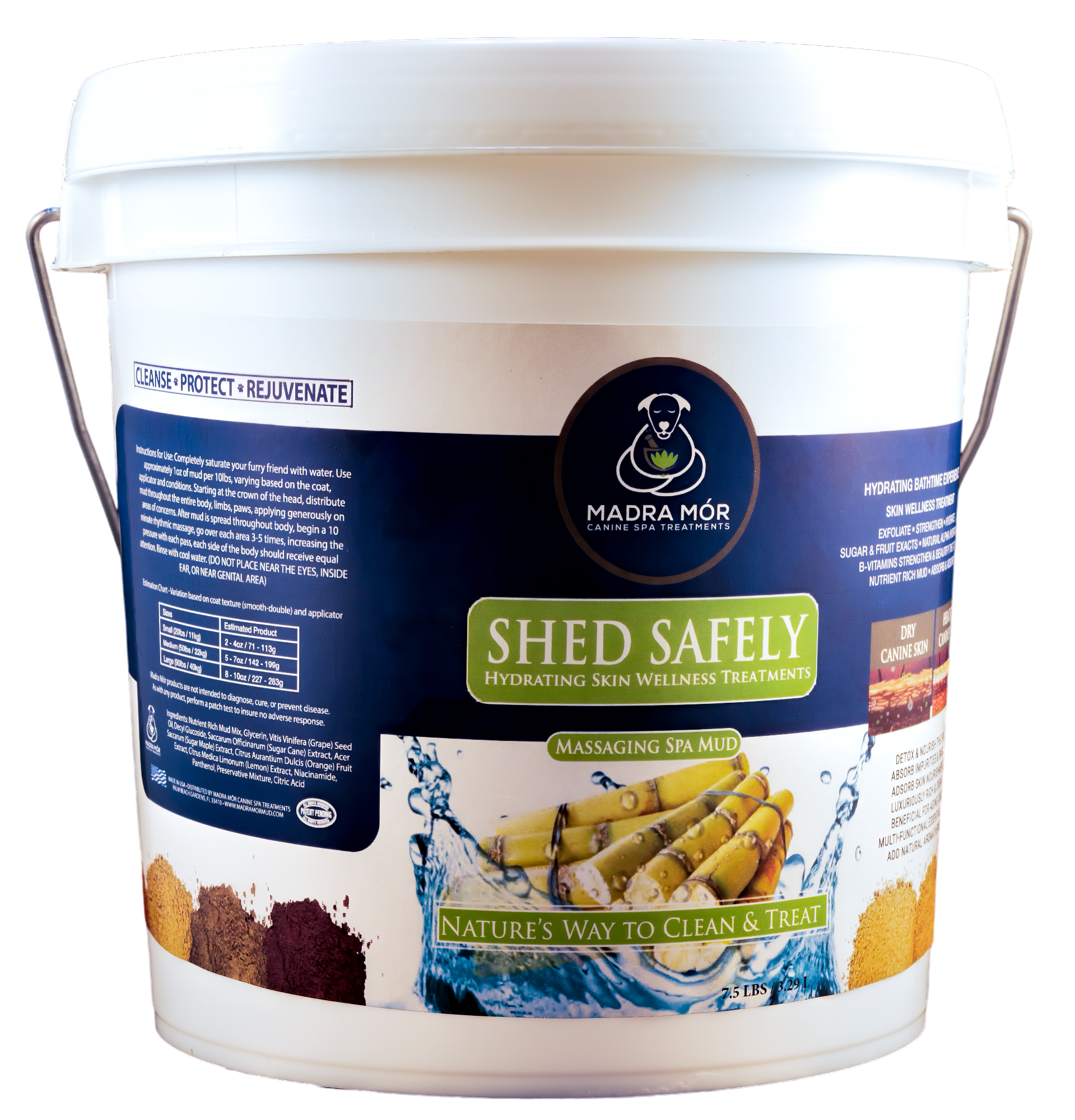 Shed Safely Massaging Spa Mud 7.27lbs/3.30L