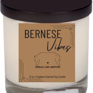 Bernese Pup Vibes, 12 oz. Candle