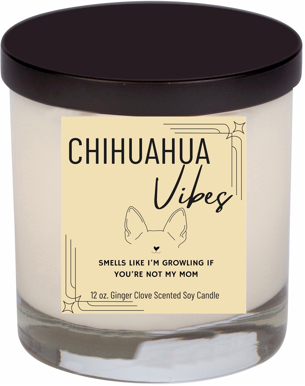 Chihuahua Pup Vibes, 12 oz. Candle