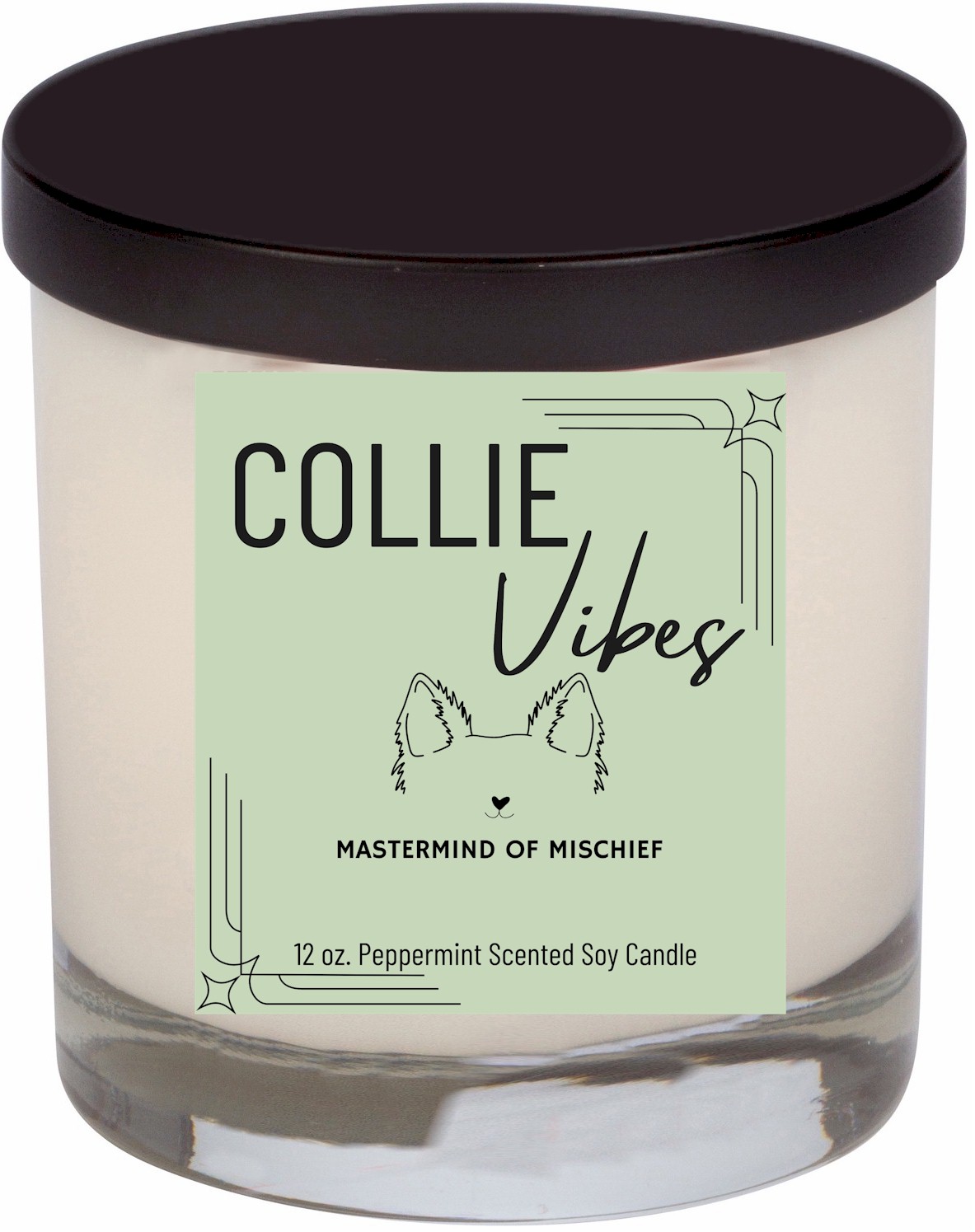 Collie Pup Vibes, 12 oz. Candle