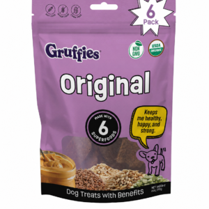 Gruffies Original Dog Treats 6 Oz Bags (Pack of 6)