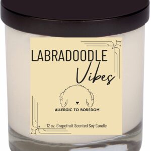 Labradoodle Pup Vibes, 12 oz. Candle