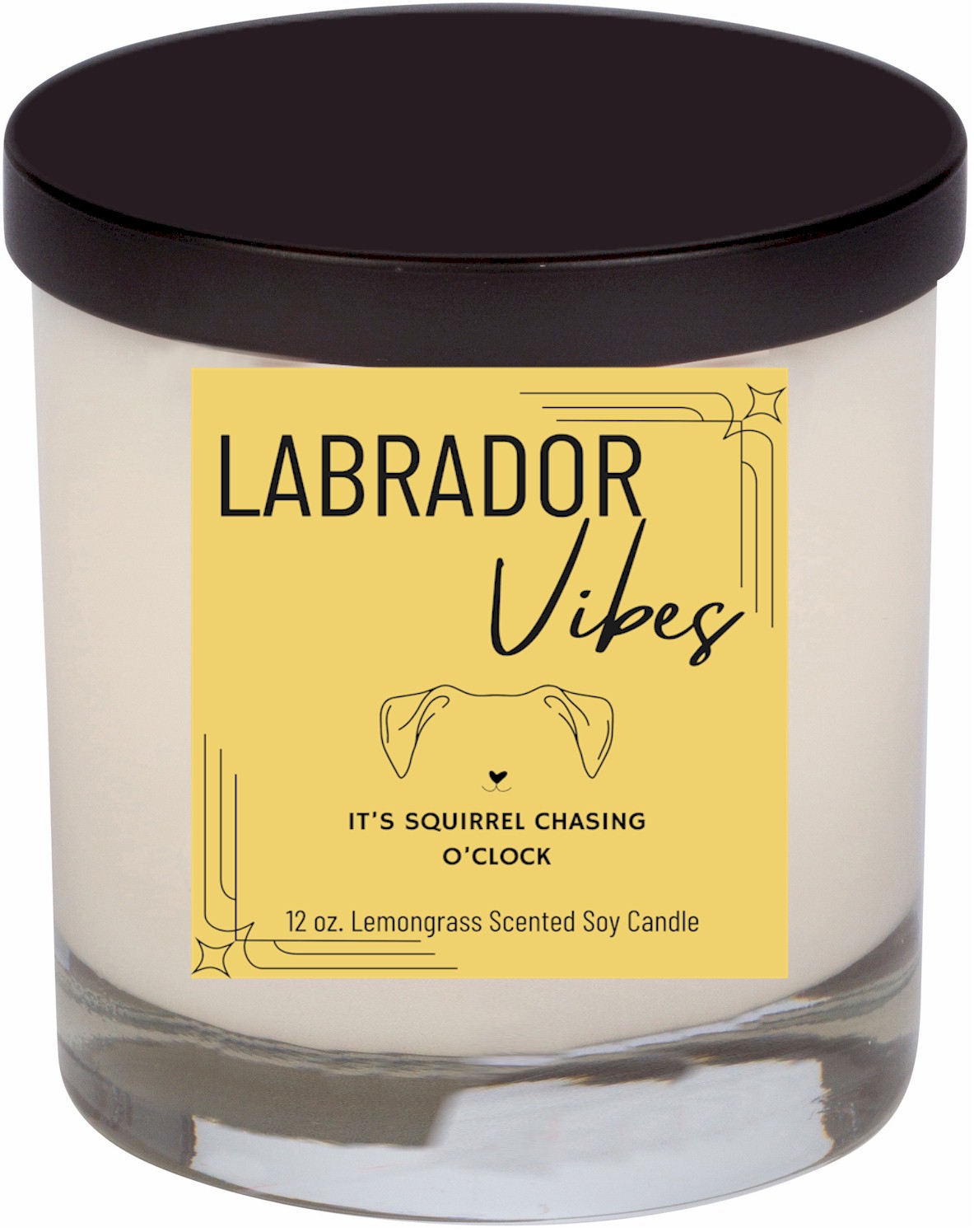 Labrador Pup Vibes Candle, 12 oz. Candle