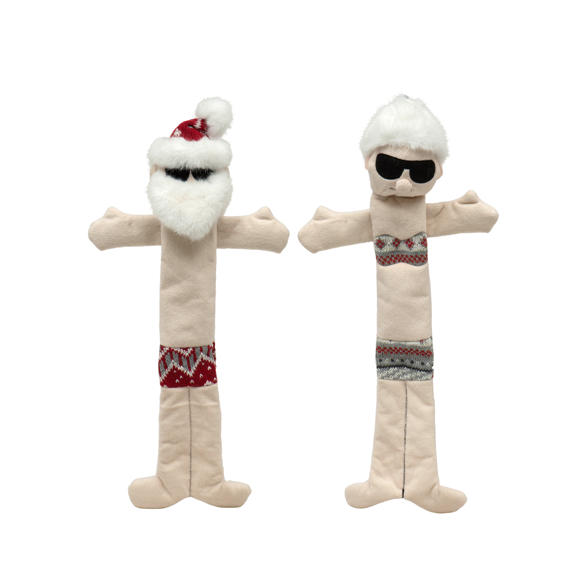 Long and Lovelie™ Beach Bums Durable Plush Dog Toys