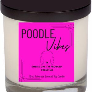 Poodle Pup Vibes, 12 oz. Candle