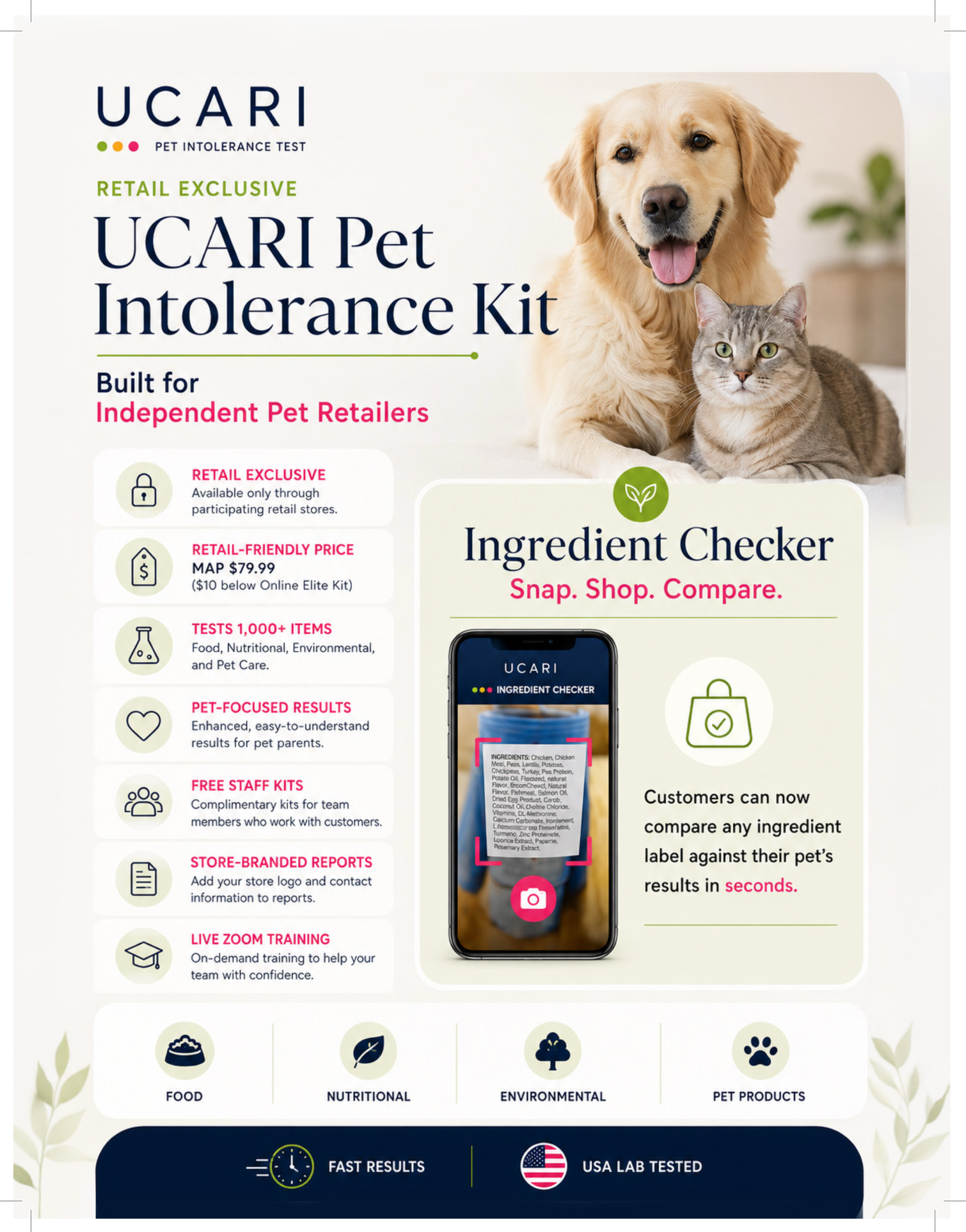 Holistic Retail Intolerance Test Kit for Pets (10 pack sleeve) #1 in US pet stores. - Image 4