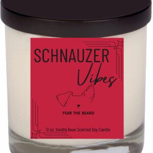 Schnauzer Pup Vibes, 12 oz. Candle