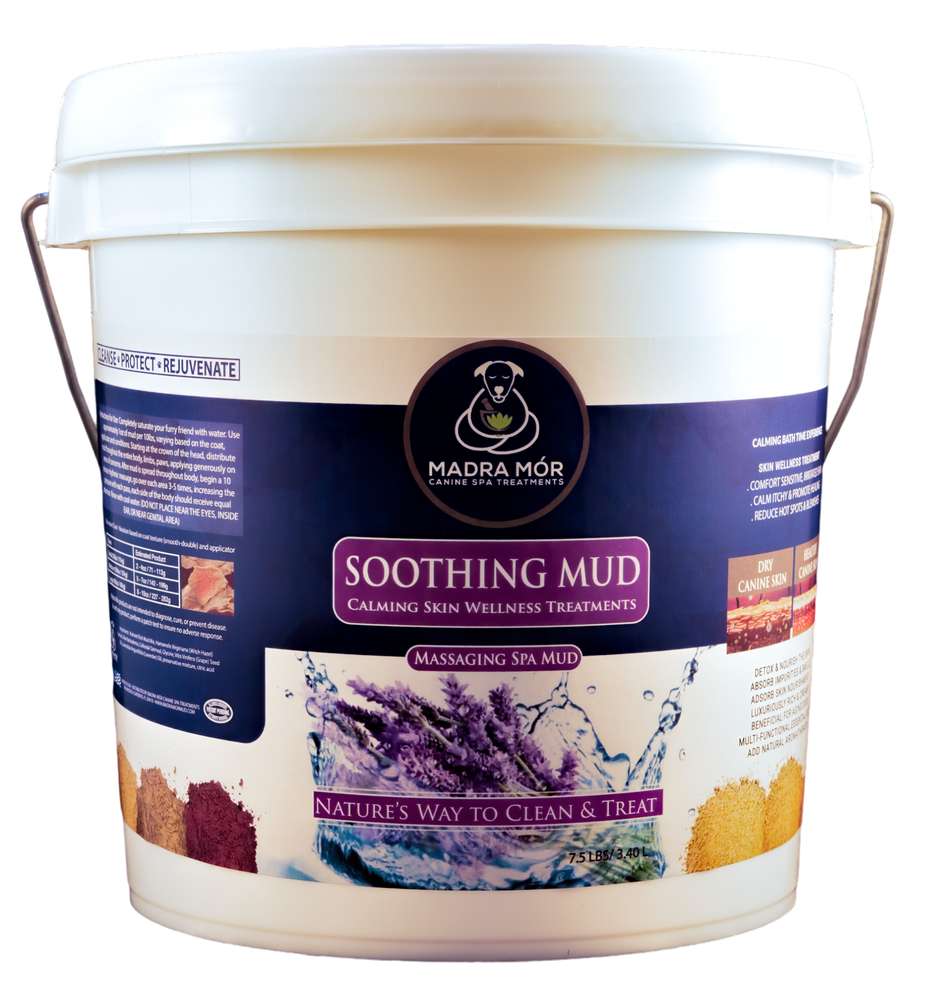 Soothing Massaging Spa Mud 7.27lbs5oz/3.30L
