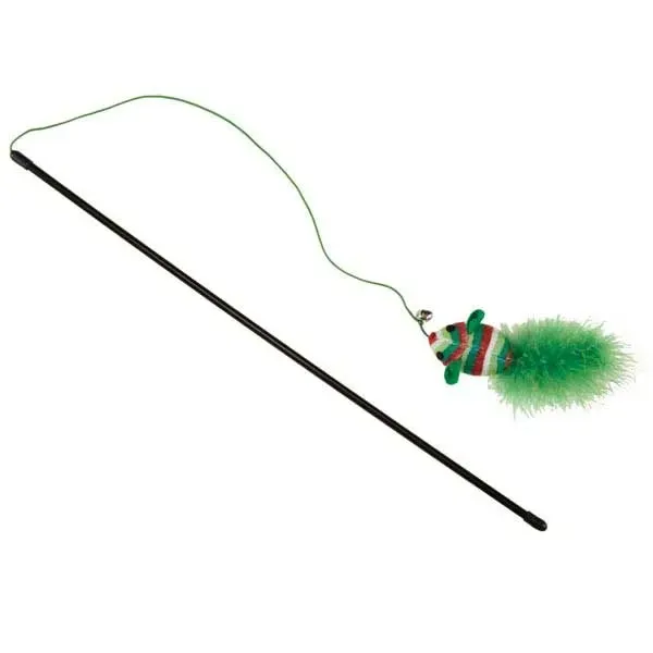 Savvy Tabby Holiday Mouse Wand
