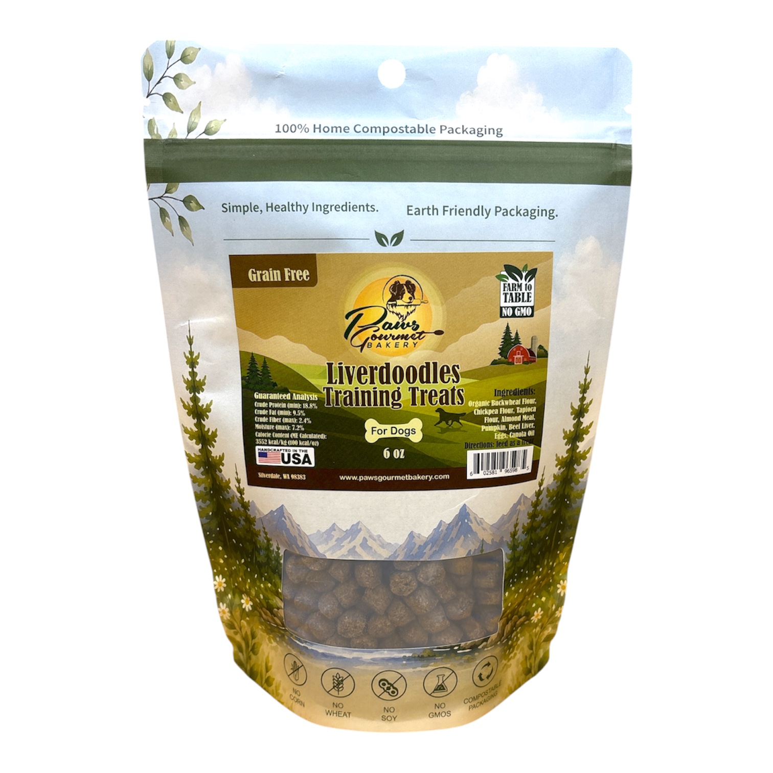 Liverdoodle Training Treats (Grain Free)